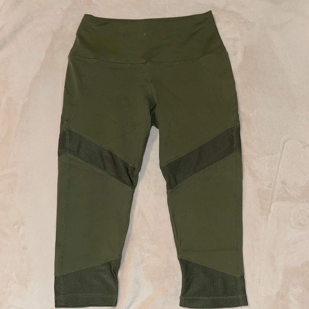 Ryderwear capris with mesh, size small.